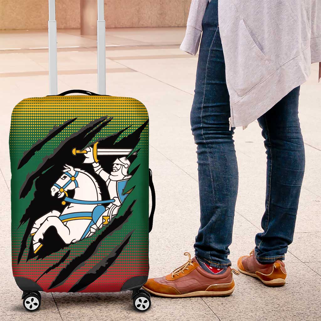 Lithuania Vytis Luggage Cover Lietuvos Chasing and Fighting