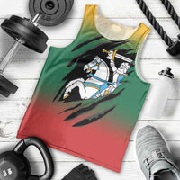 Lithuania Vytis Men Tank Top Lietuvos Chasing and Fighting