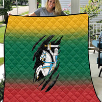 Lithuania Vytis Quilt Lietuvos Chasing and Fighting