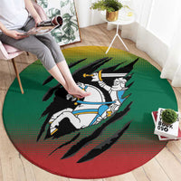 Lithuania Vytis Round Carpet Lietuvos Chasing and Fighting