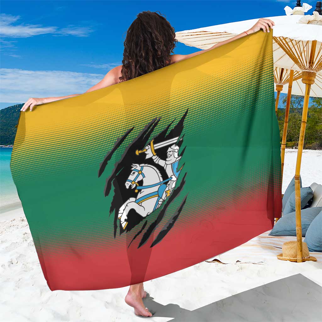 Lithuania Vytis Sarong Lietuvos Chasing and Fighting