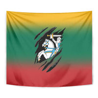 Lithuania Vytis Tapestry Lietuvos Chasing and Fighting