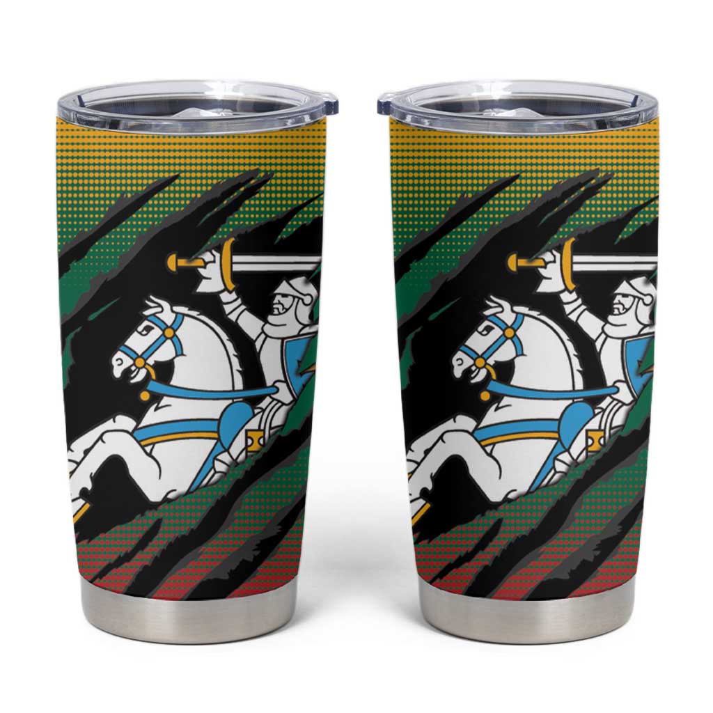 Lithuania Vytis Tumbler Cup Lietuvos Chasing and Fighting