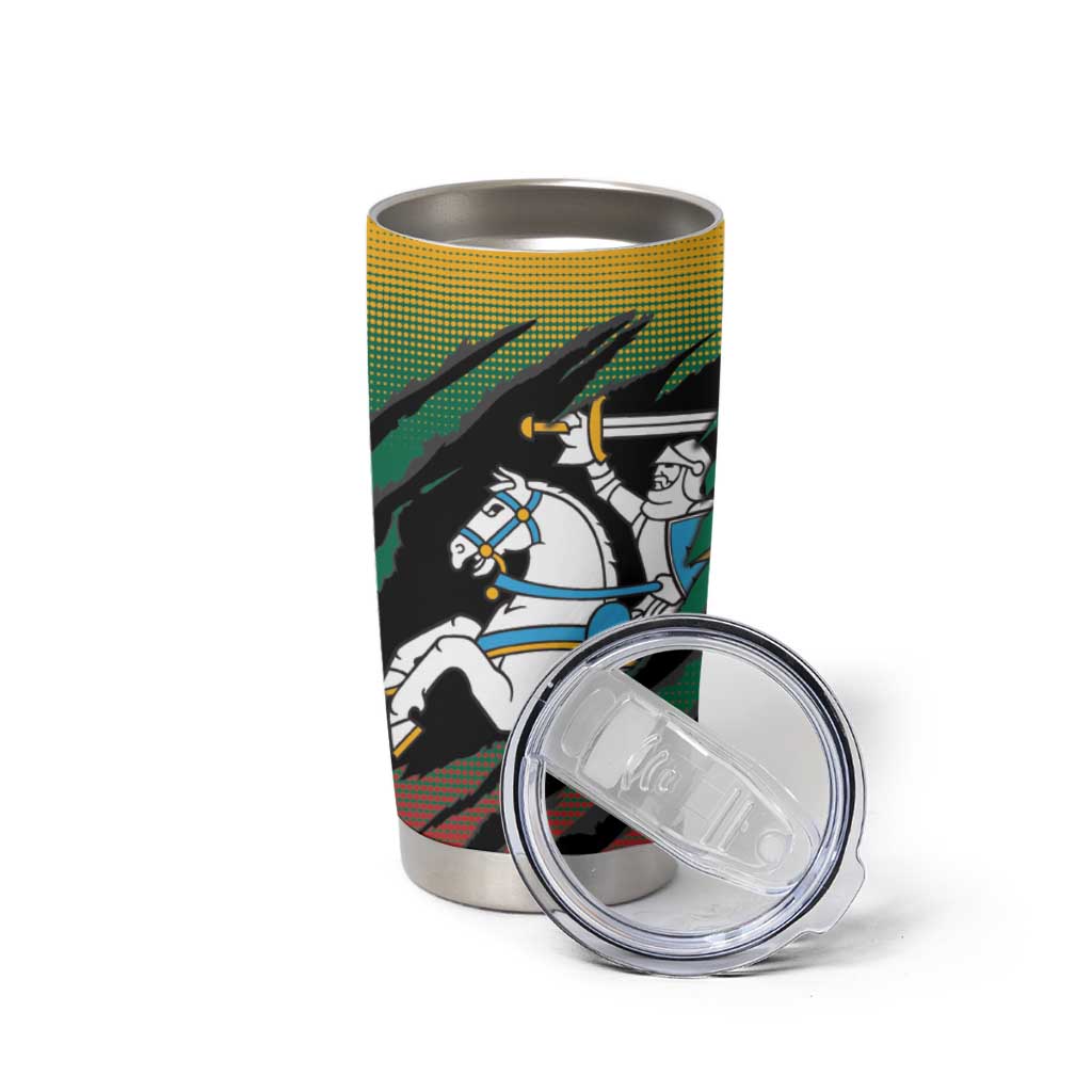 Lithuania Vytis Tumbler Cup Lietuvos Chasing and Fighting