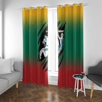 Lithuania Vytis Window Curtain Lietuvos Chasing and Fighting