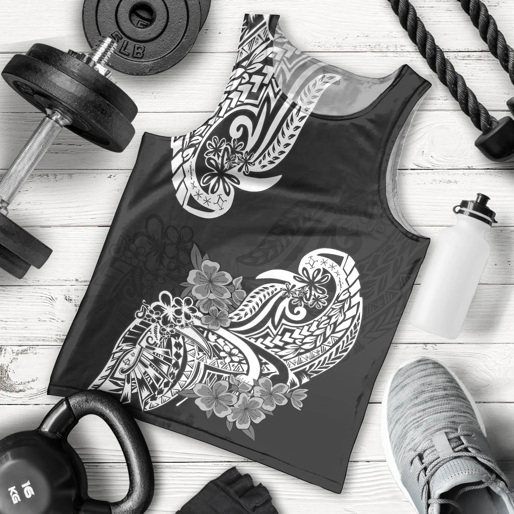 polynesian-men-tank-top-pacific-flower-mix-floral-tribal-tattoo-black-vibe