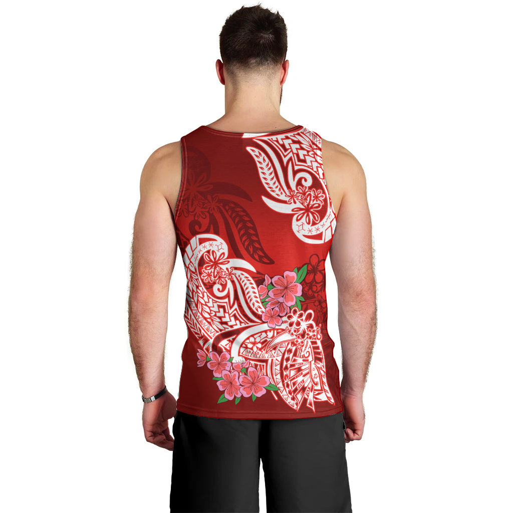 polynesian-men-tank-top-pacific-flower-mix-floral-tribal-tattoo-red-vibe