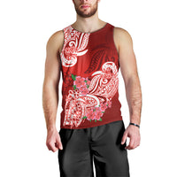 polynesian-men-tank-top-pacific-flower-mix-floral-tribal-tattoo-red-vibe
