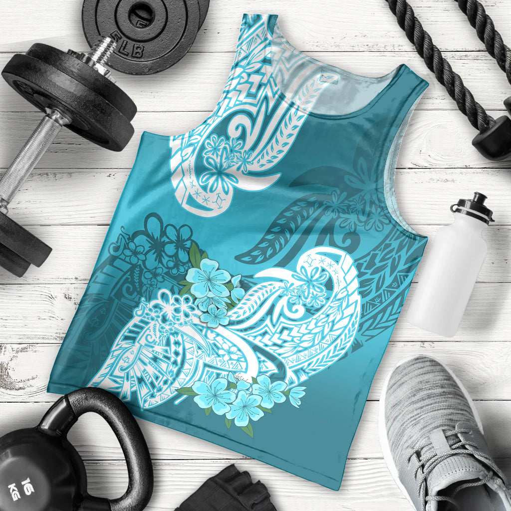 polynesian-men-tank-top-pacific-flower-mix-floral-tribal-tattoo-aqua-vibe