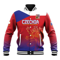 Custom Czech Republic Baseball Jacket Unique Double Tailed Lion LT9 - Wonder Print Shop