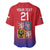 Custom Czech Republic Baseball Jersey Unique Double Tailed Lion LT9 - Wonder Print Shop