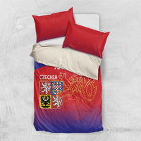 Custom Czech Republic Bedding Set Unique Double Tailed Lion LT9 - Wonder Print Shop