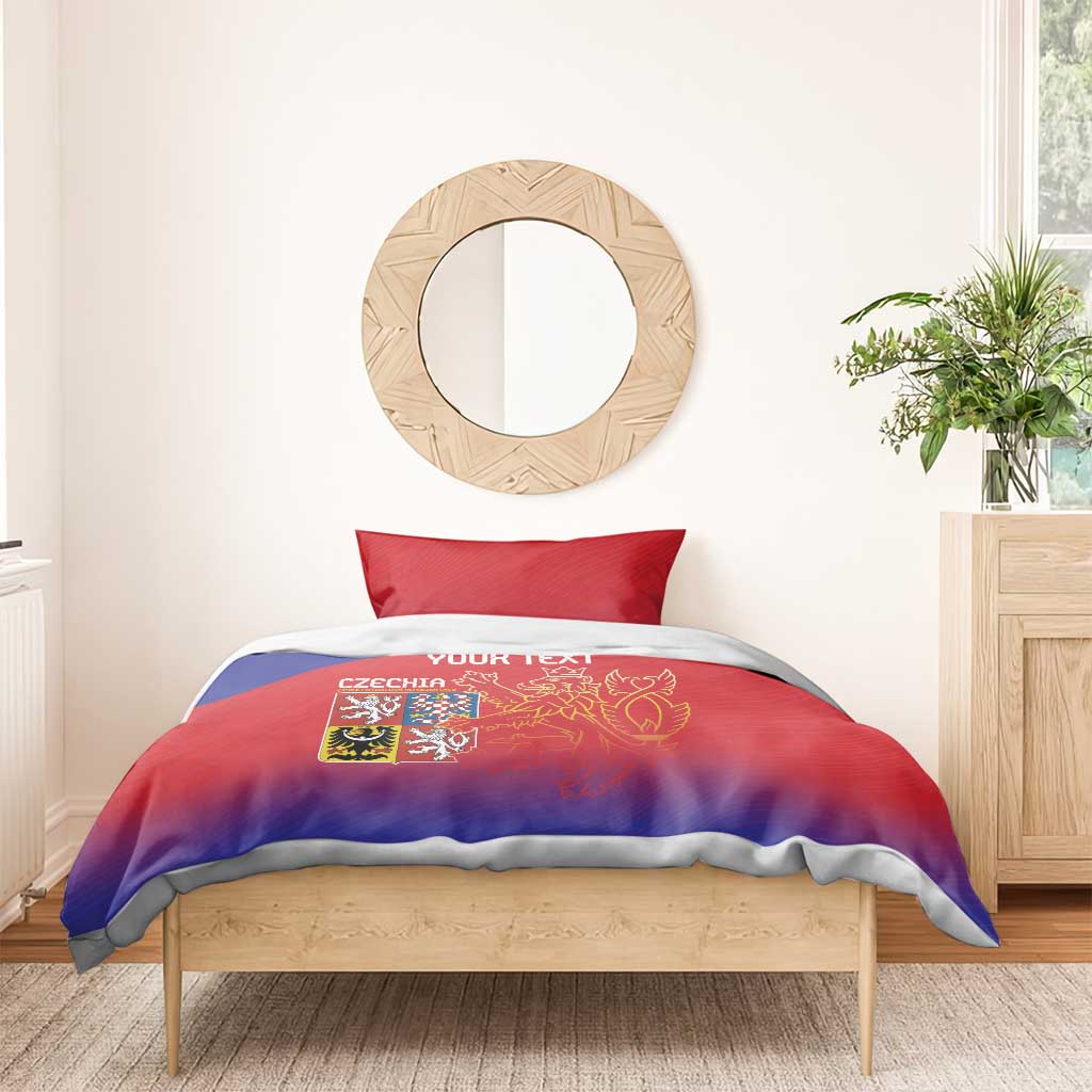 Custom Czech Republic Bedding Set Unique Double Tailed Lion LT9 - Wonder Print Shop