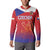 Custom Czech Republic Button Sweatshirt Unique Double Tailed Lion LT9 - Wonder Print Shop