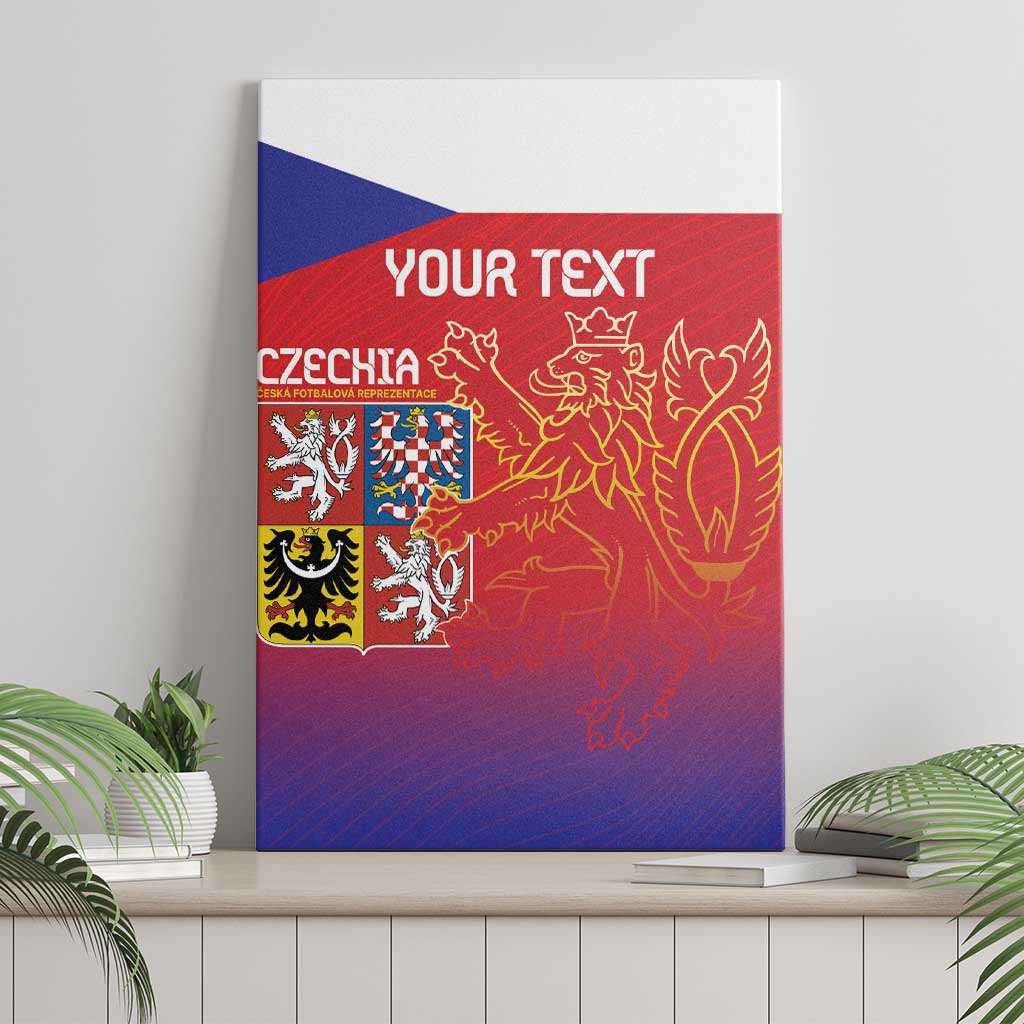 Custom Czech Republic Canvas Wall Art Unique Double Tailed Lion LT9 - Wonder Print Shop