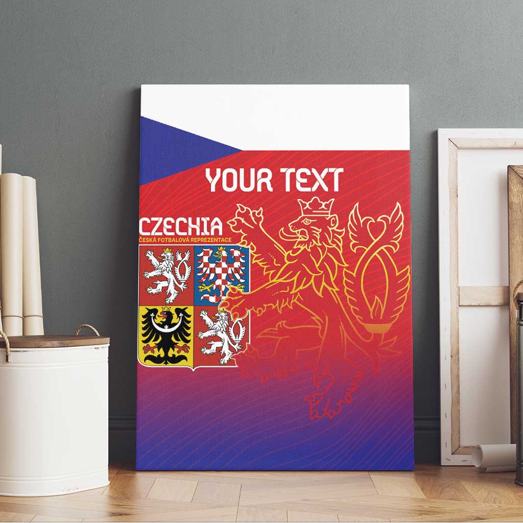 Custom Czech Republic Canvas Wall Art Unique Double Tailed Lion LT9 - Wonder Print Shop