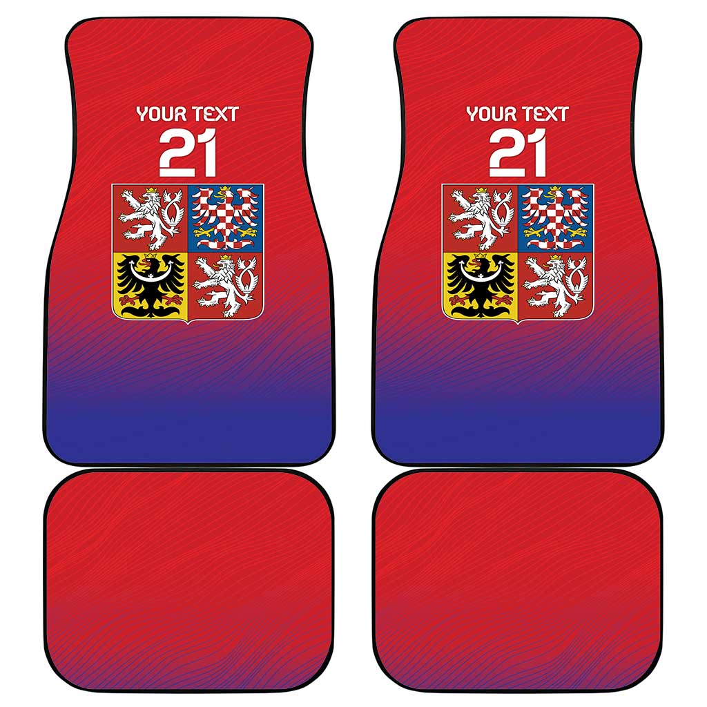 Custom Czech Republic Car Mats Unique Double Tailed Lion LT9 - Wonder Print Shop