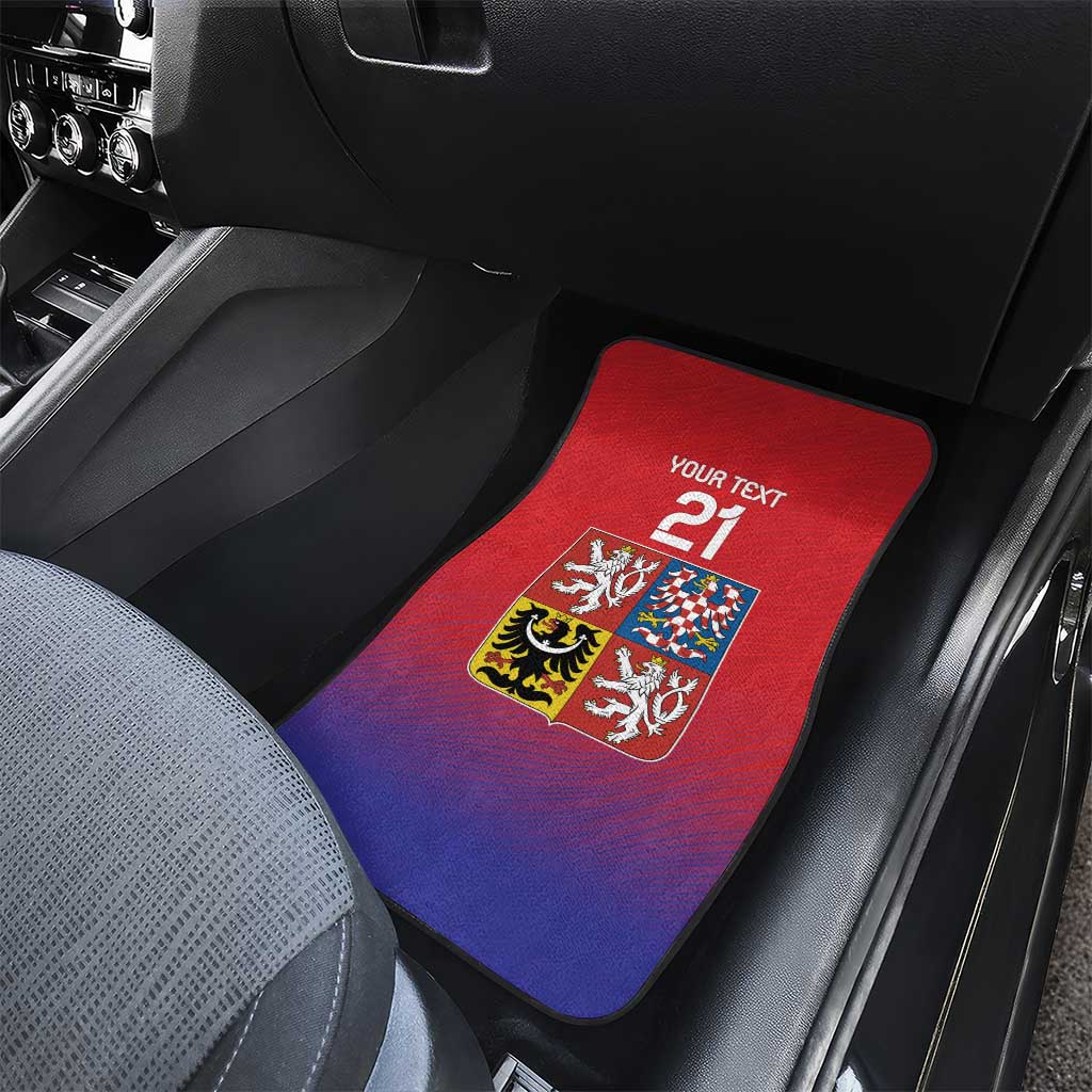 Custom Czech Republic Car Mats Unique Double Tailed Lion LT9 - Wonder Print Shop