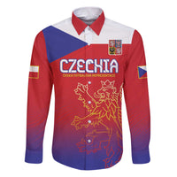 Custom Czech Republic Family Matching Puletasi and Hawaiian Shirt Unique Double Tailed Lion - Wonder Print Shop