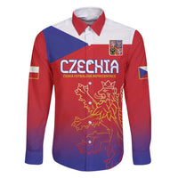 Custom Czech Republic Family Matching Tank Maxi Dress and Hawaiian Shirt Unique Double Tailed Lion - Wonder Print Shop