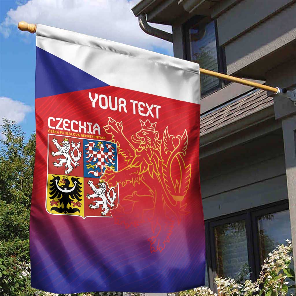 Custom Czech Republic Garden Flag Unique Double Tailed Lion - Wonder Print Shop
