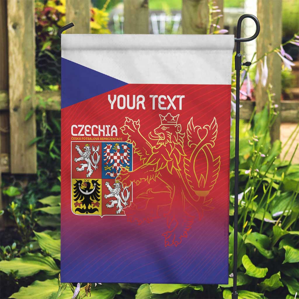 Custom Czech Republic Garden Flag Unique Double Tailed Lion - Wonder Print Shop