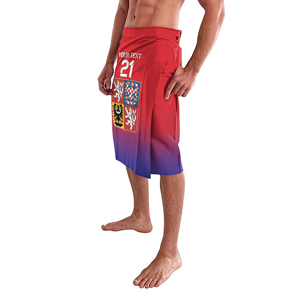 Custom Czech Republic Lavalava Unique Double Tailed Lion - Wonder Print Shop