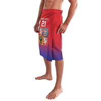 Custom Czech Republic Lavalava Unique Double Tailed Lion - Wonder Print Shop