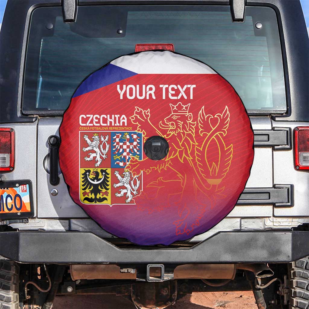 Custom Czech Republic Spare Tire Cover Unique Double Tailed Lion - Wonder Print Shop