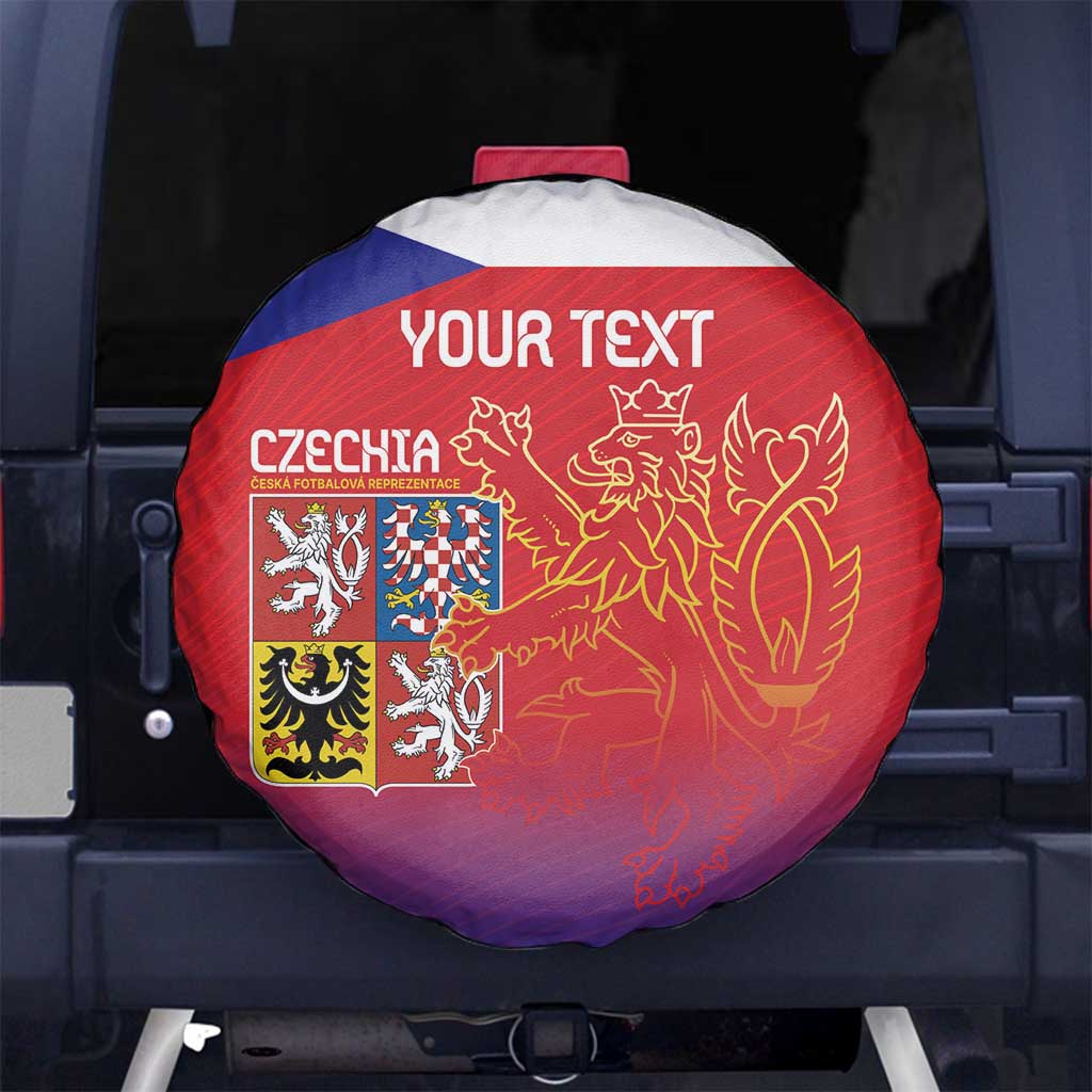 Custom Czech Republic Spare Tire Cover Unique Double Tailed Lion - Wonder Print Shop