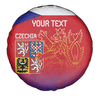 Custom Czech Republic Spare Tire Cover Unique Double Tailed Lion - Wonder Print Shop