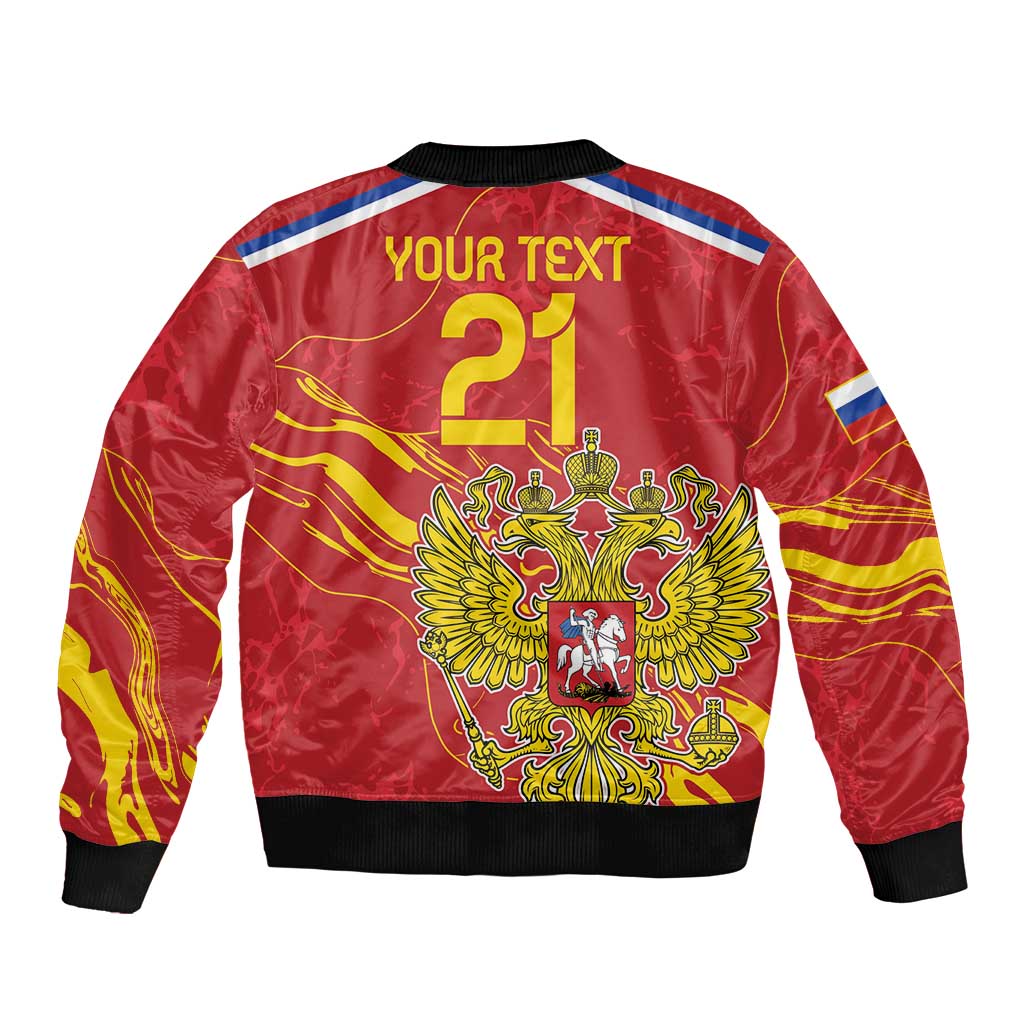 Custom Russia with Double-headed Eagle Bomber Jacket LT9 - Wonder Print Shop