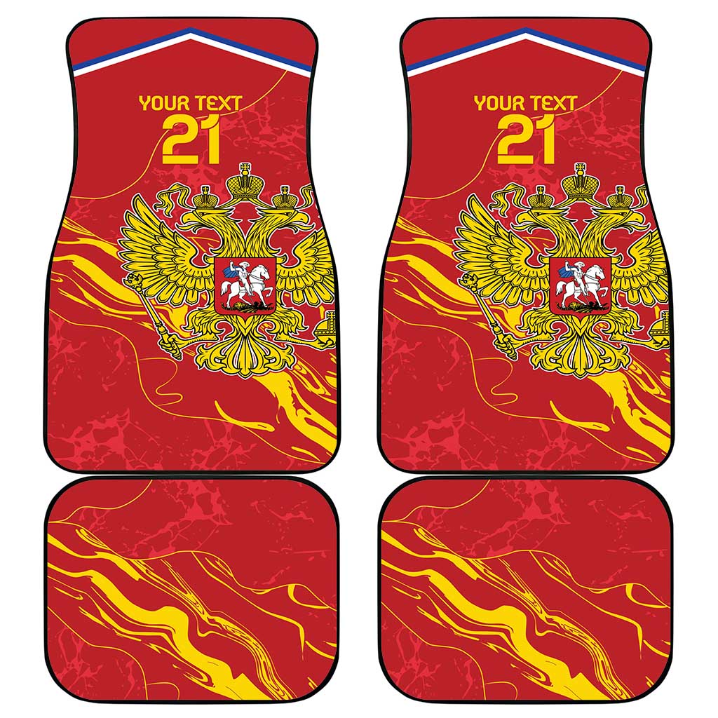 Custom Russia with Double-headed Eagle Car Mats LT9 - Wonder Print Shop