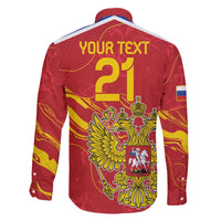 Custom Russia with Double-headed Eagle Family Matching Off Shoulder Short Dress and Hawaiian Shirt LT9 - Wonder Print Shop