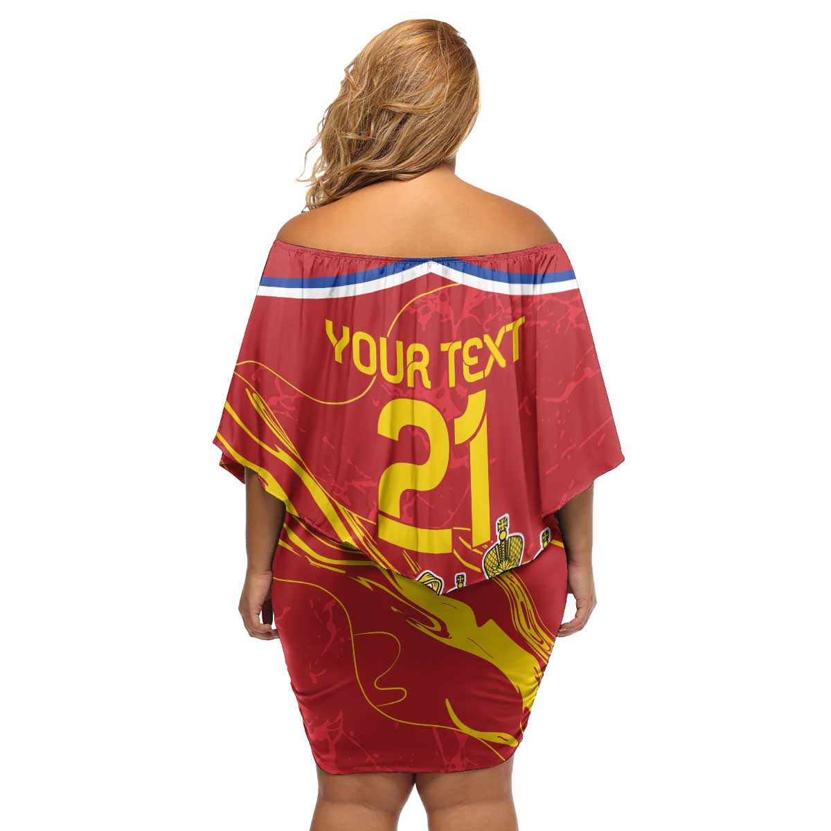 Custom Russia with Double-headed Eagle Family Matching Off Shoulder Short Dress and Hawaiian Shirt LT9 - Wonder Print Shop