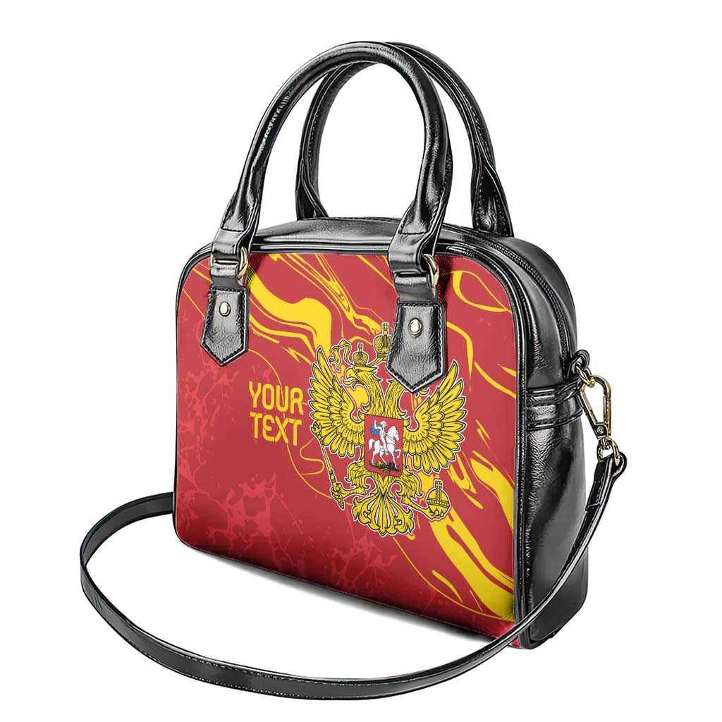 Custom Russia with Double-headed Eagle Shoulder Handbag