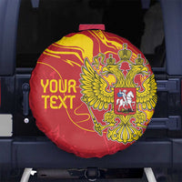 Custom Russia with Double-headed Eagle Spare Tire Cover - Wonder Print Shop