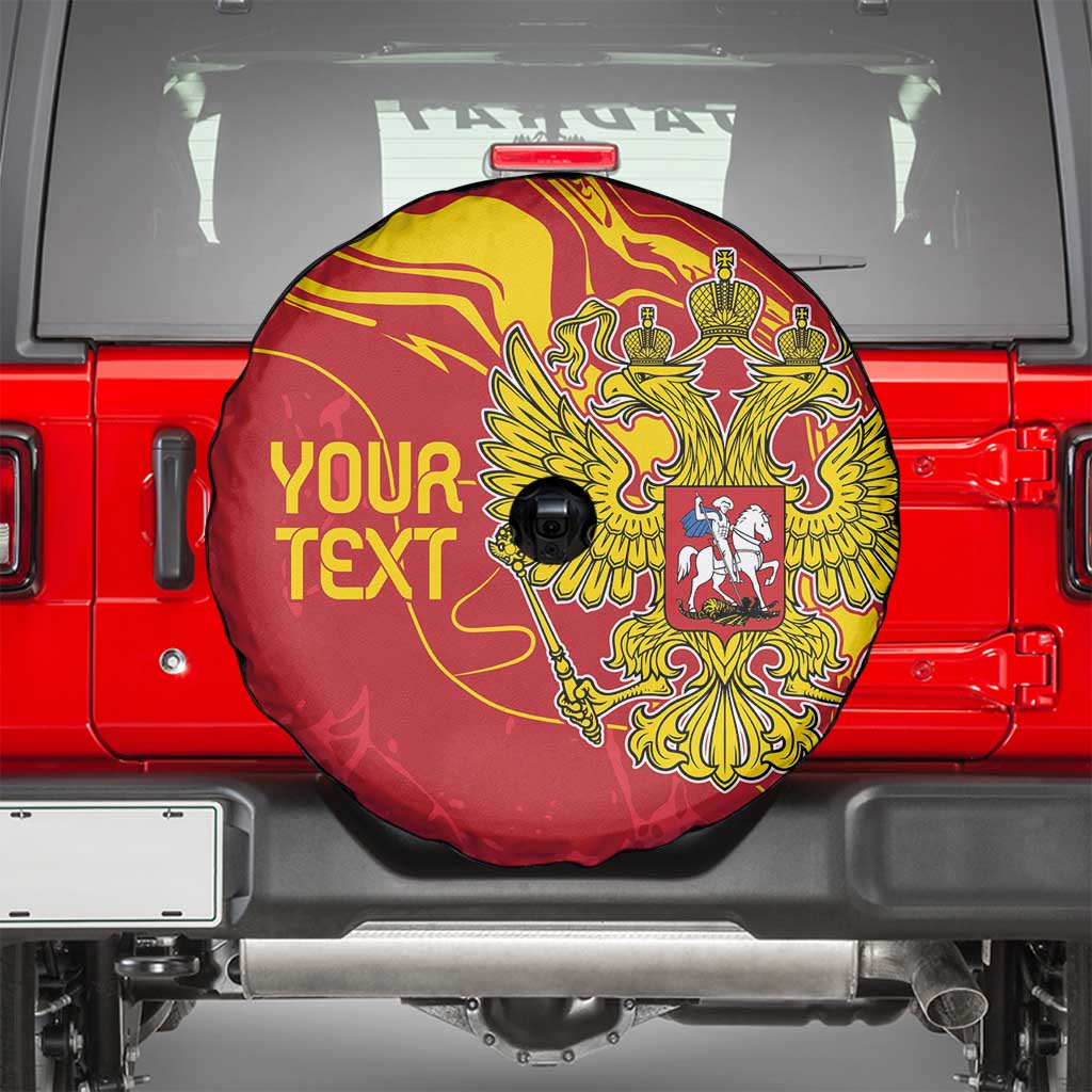 Custom Russia with Double-headed Eagle Spare Tire Cover - Wonder Print Shop