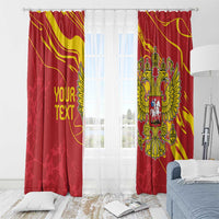 Custom Russia with Double-headed Eagle Window Curtain - Wonder Print Shop