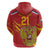 Custom Russia with Double-headed Eagle Zip Hoodie - Wonder Print Shop