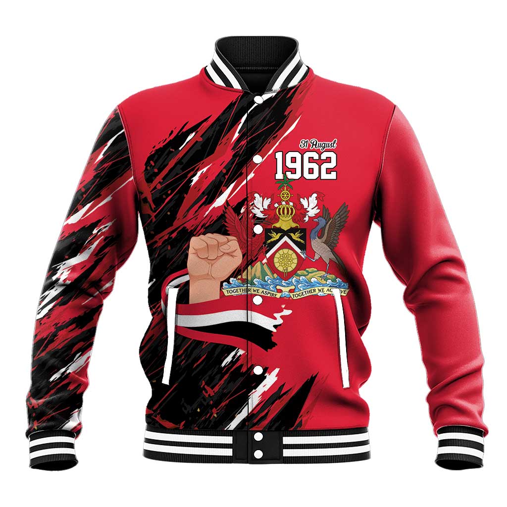Trinidad and Tobago 1962 Personalized Baseball Jacket Happy Independence Day August 31th - Wonder Print Shop