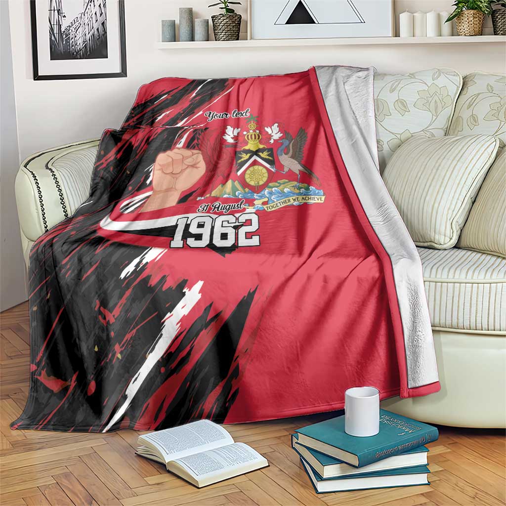 Trinidad and Tobago 1962 Personalized Blanket Happy Independence Day August 31th - Wonder Print Shop