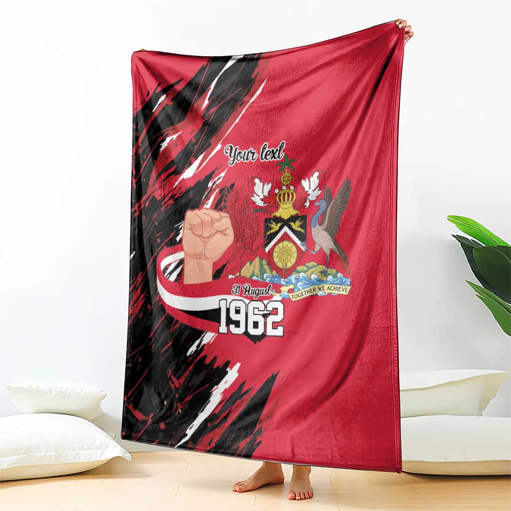 Trinidad and Tobago 1962 Personalized Blanket Happy Independence Day August 31th - Wonder Print Shop