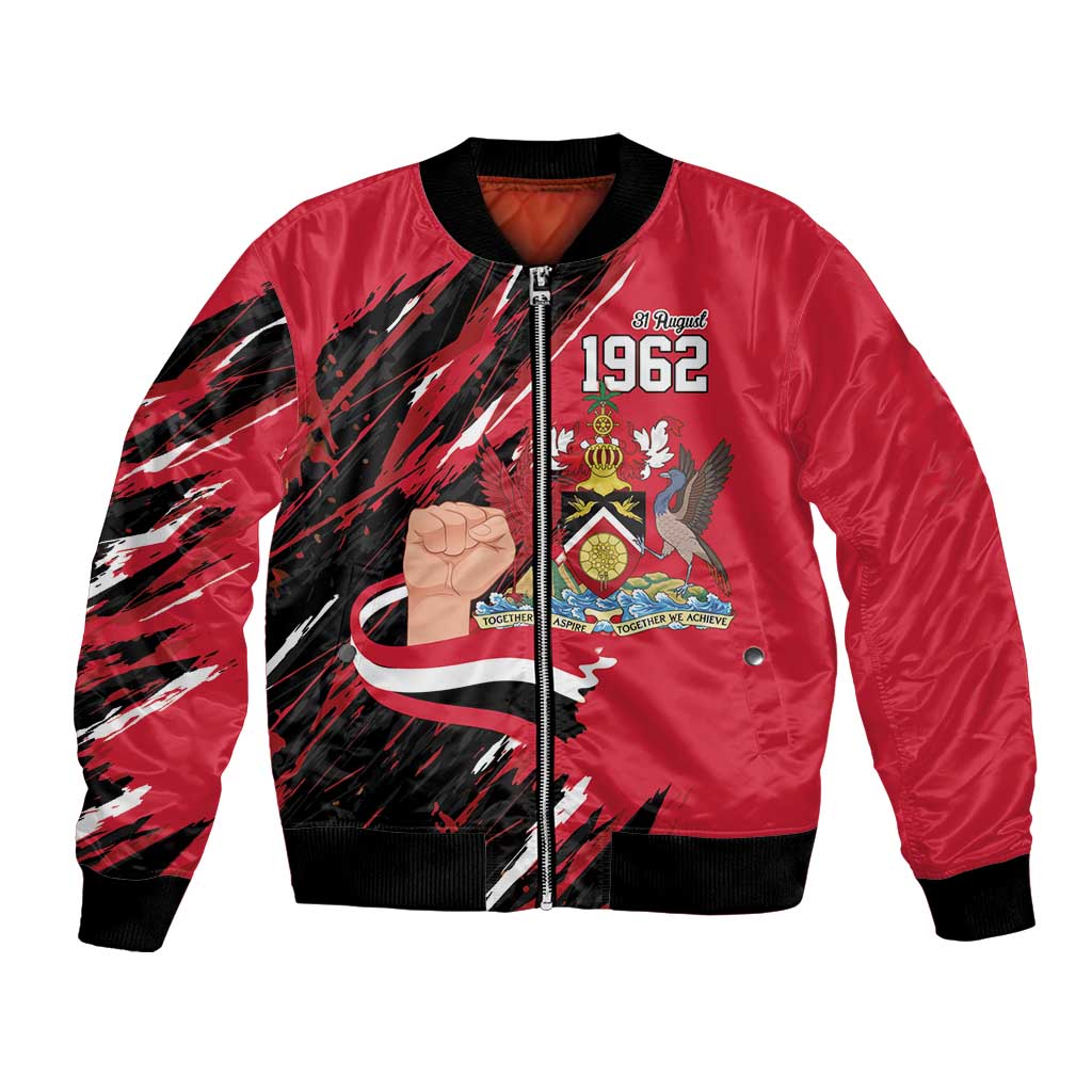 Trinidad and Tobago 1962 Personalized Bomber Jacket Happy Independence Day August 31th - Wonder Print Shop