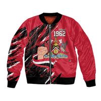 Trinidad and Tobago 1962 Personalized Bomber Jacket Happy Independence Day August 31th - Wonder Print Shop
