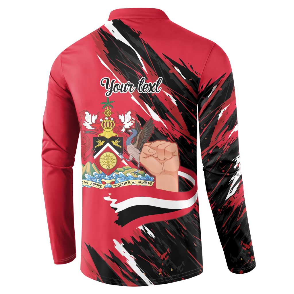 Trinidad and Tobago 1962 Personalized Button Sweatshirt Happy Independence Day August 31th - Wonder Print Shop