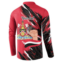 Trinidad and Tobago 1962 Personalized Button Sweatshirt Happy Independence Day August 31th - Wonder Print Shop