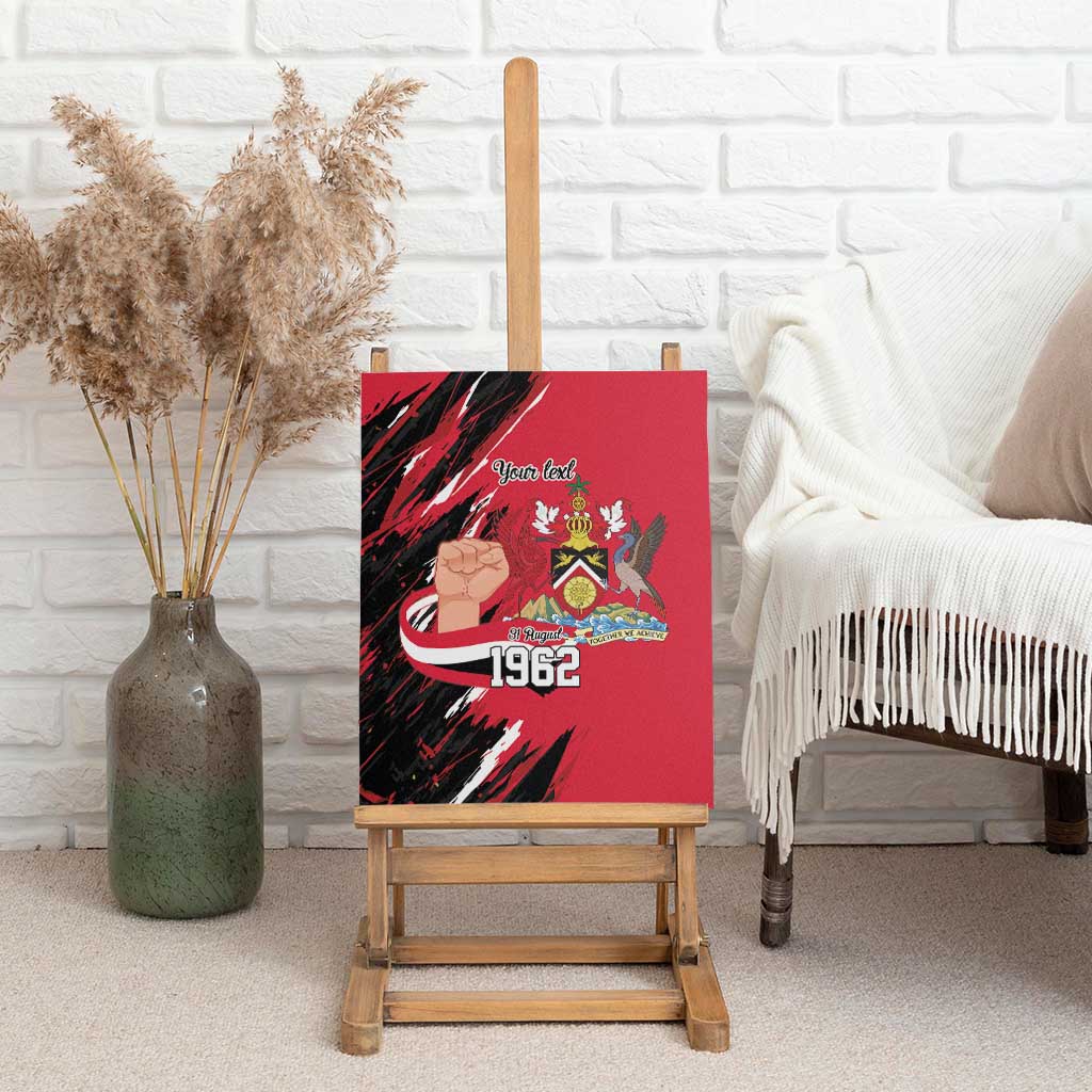 Trinidad and Tobago 1962 Personalized Canvas Wall Art Happy Independence Day August 31th - Wonder Print Shop