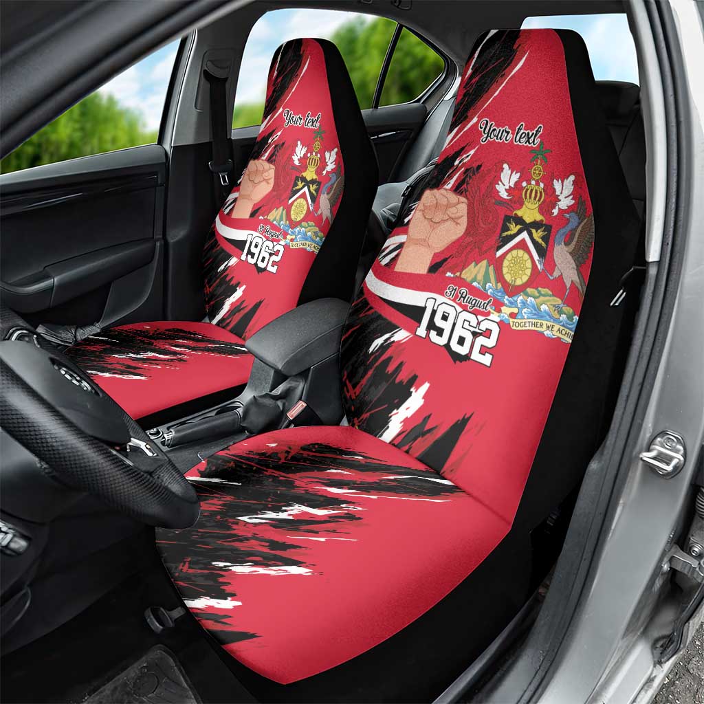 Trinidad and Tobago 1962 Personalized Car Seat Cover Happy Independence Day August 31th - Wonder Print Shop