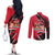 Trinidad and Tobago 1962 Personalized Couples Matching Off The Shoulder Long Sleeve Dress and Long Sleeve Button Shirt Happy Independence Day August 31th - Wonder Print Shop